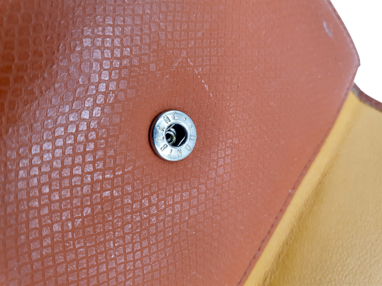 Montblanc Geldbeutel/ Portemonnaie Orange Leder